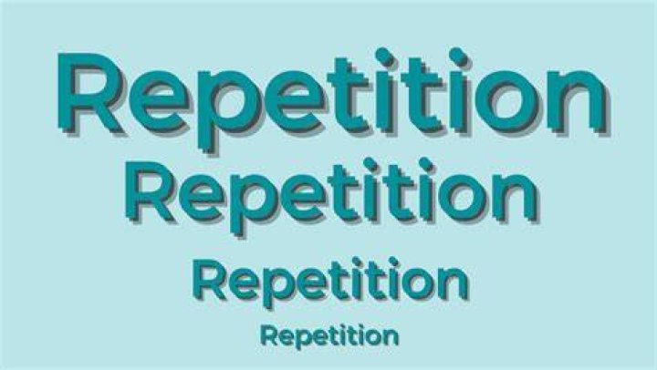 What is the meaning of Repitation?