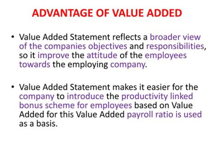 What is the meaning of value added statement in accounting?