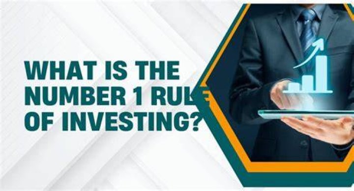 What is the number 1 rule of investing?