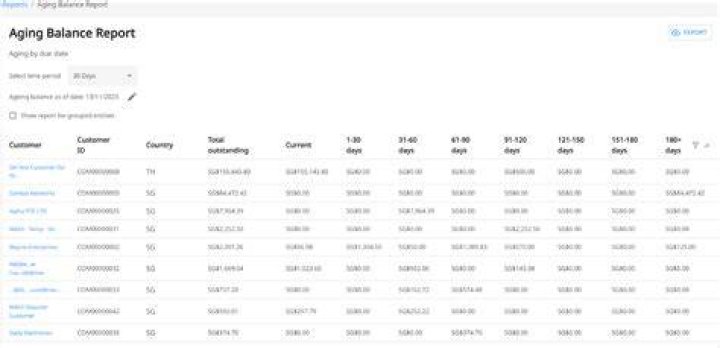 What is the purpose of account aging reports?