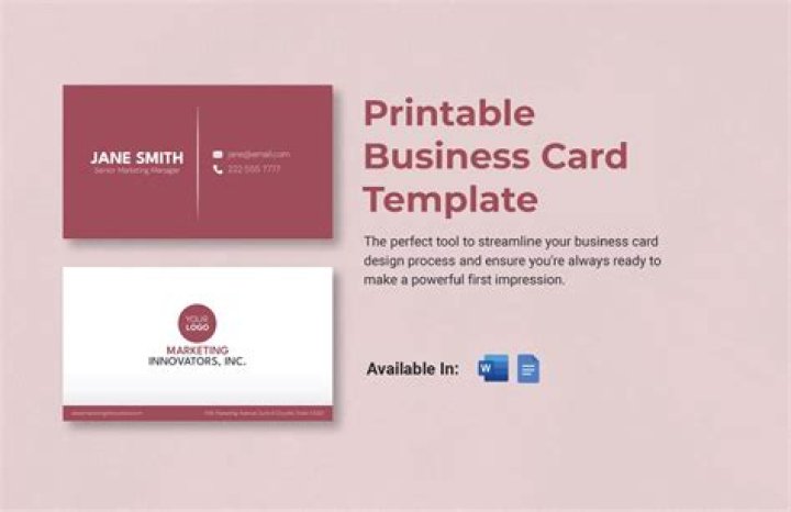 What is the purpose of business cards in a business?
