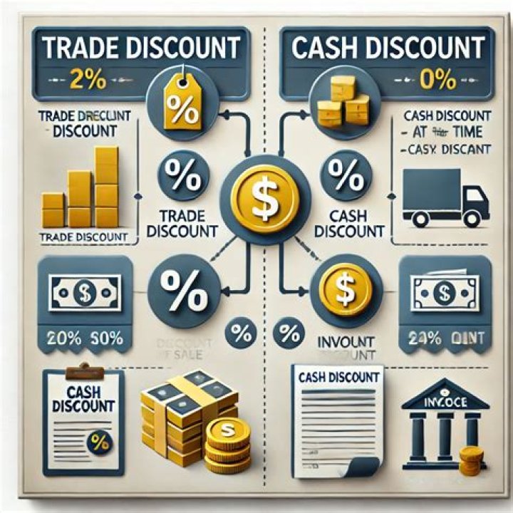 What is the purpose of giving cash discount and trade discount?