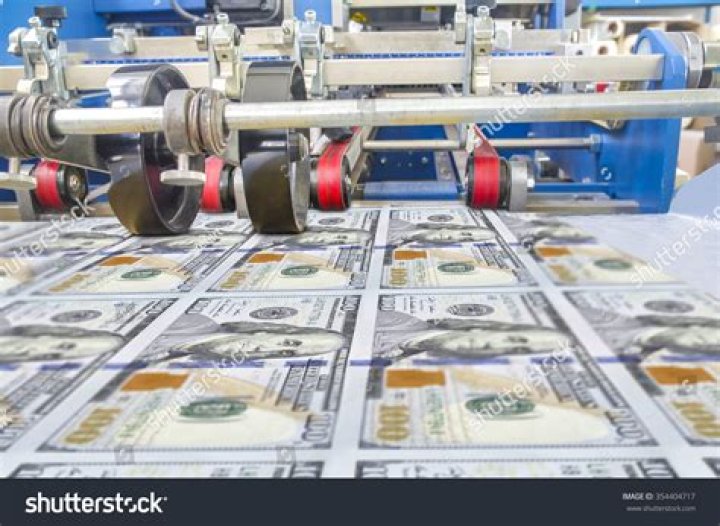 What is the result of printing money?