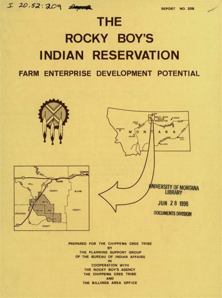 What is the Rocky Boy reservation known for?