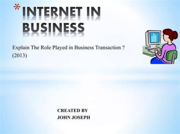 What is the role of Internet in business communication?