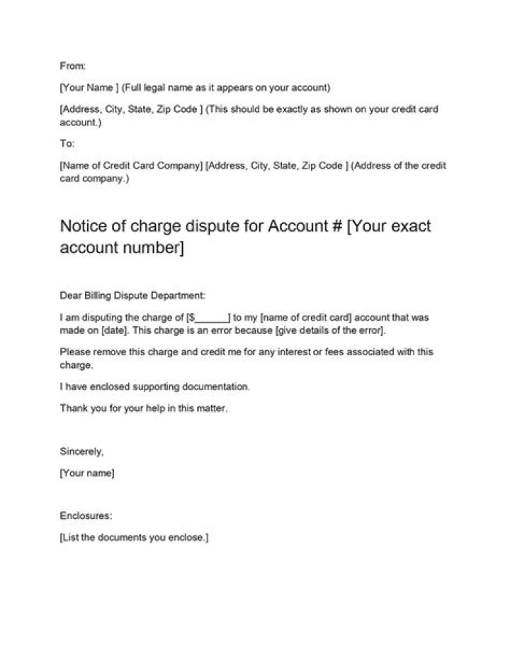 What is the time limit for disputing a billing error or credit card charge?