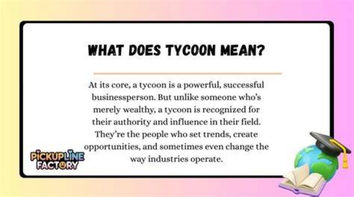 What is the tycoon meaning?