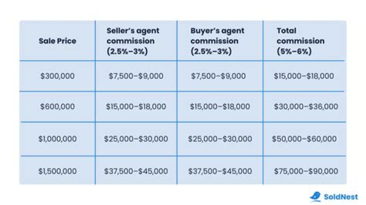 What percent commission do most real estate agents make?
