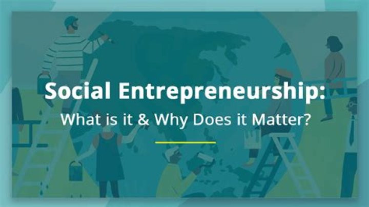 What social entrepreneurship means?