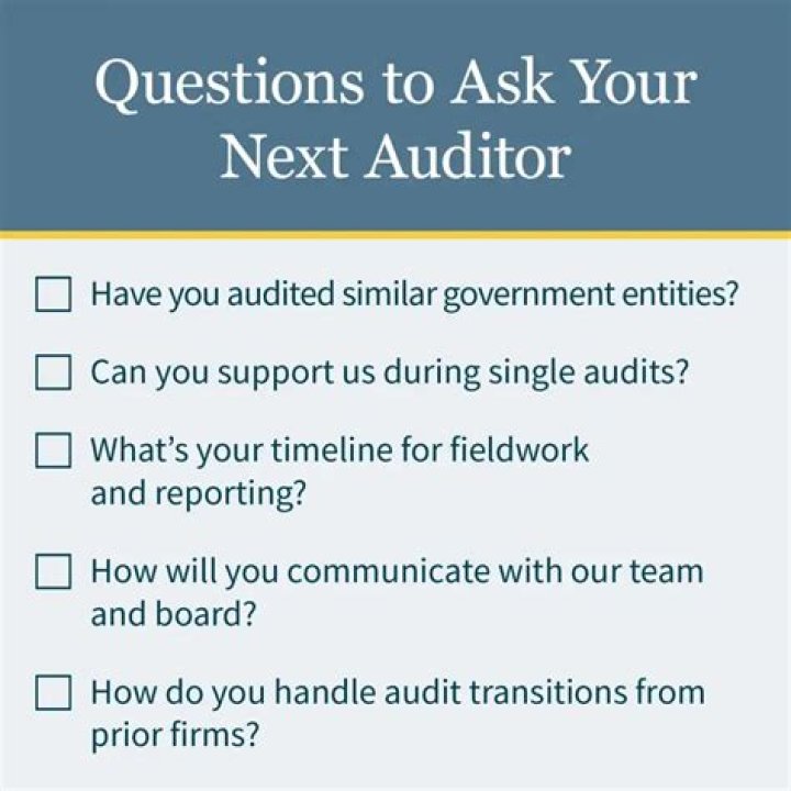 What type of questions do auditors ask?