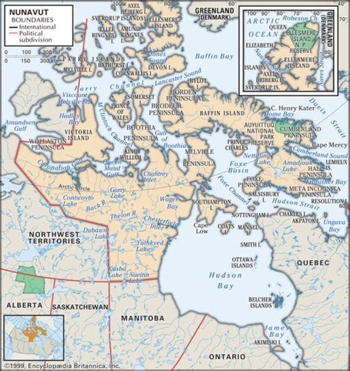 What was Nunavut once part of?