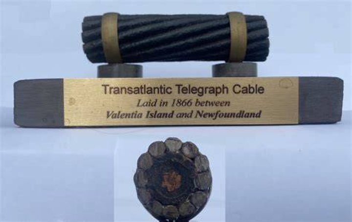 What was the significance of the transatlantic telegraph cable?