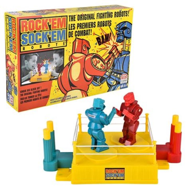 What year did the original Rock Em Sock Em Robots come out?