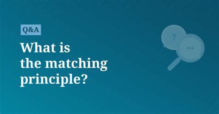 When should expenses be recorded according to the matching principle?