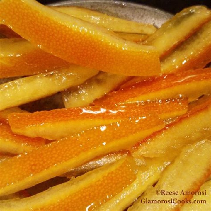 Where did candied orange peel come from?