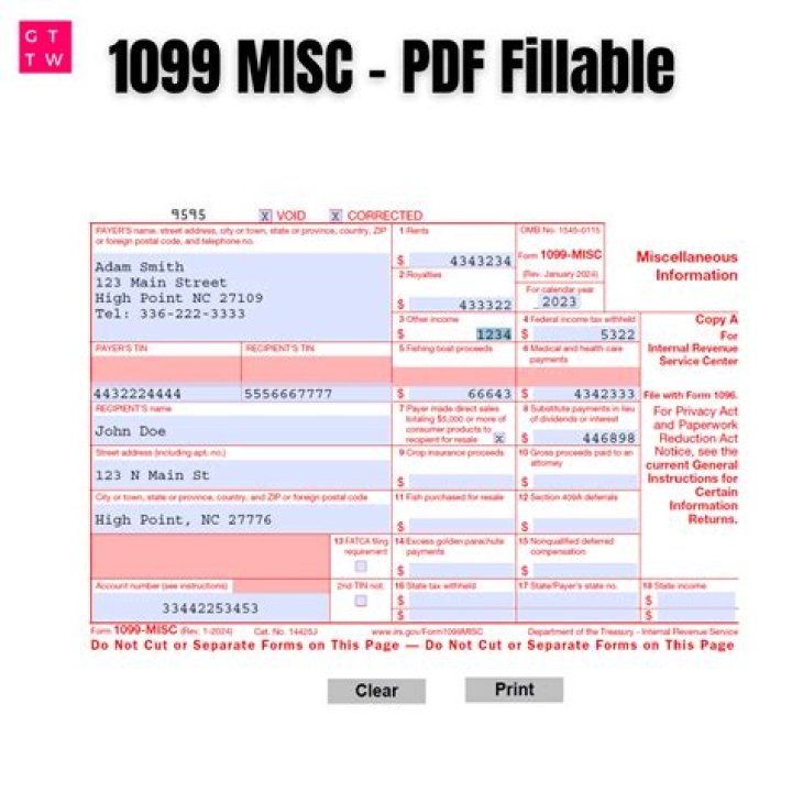 Where do I send copy 1 of 1099-MISC in Arizona?