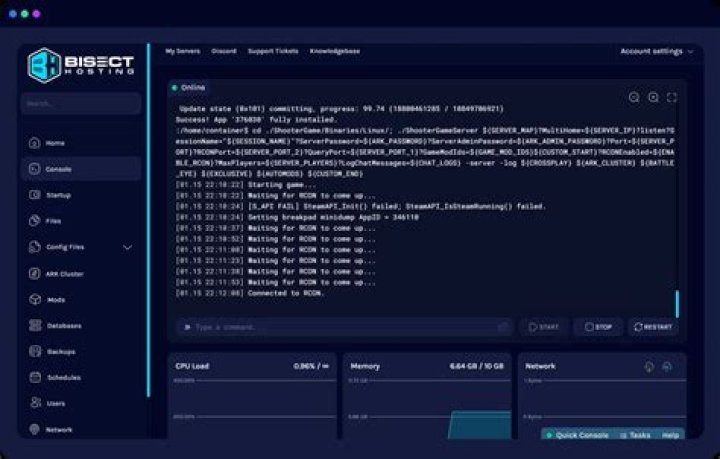 Where is my web hosting control panel?