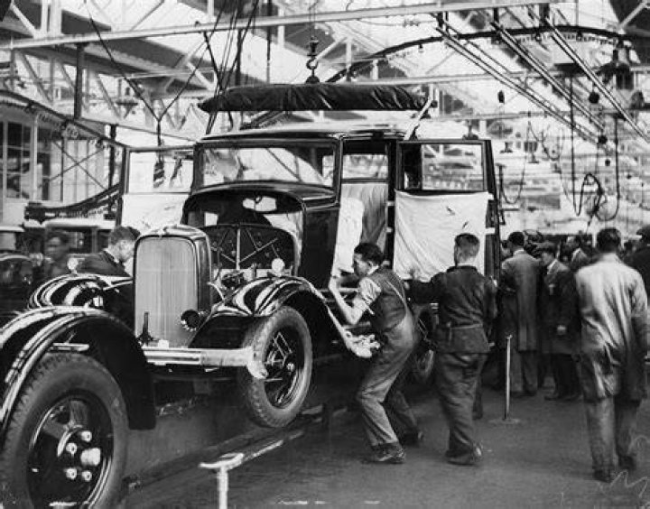 Where was the first assembly line made?