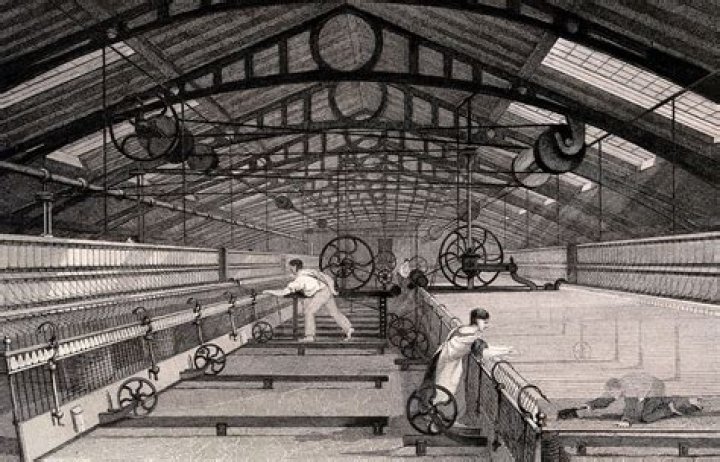 Where was the first cotton factory in 1853?