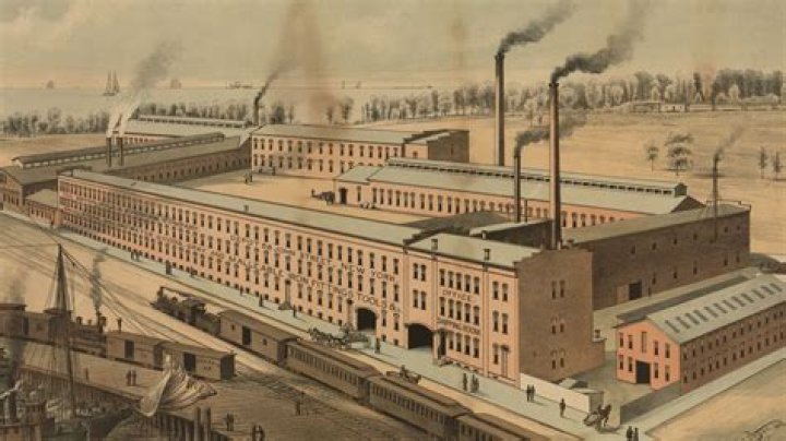 Where was the first industrial factory?