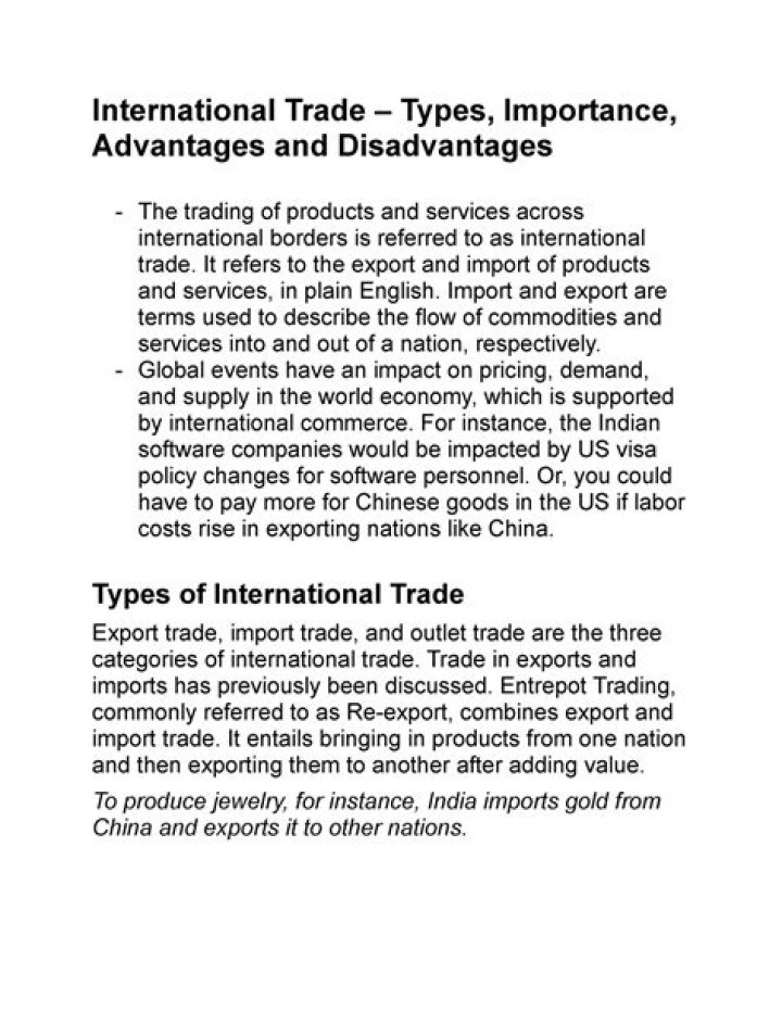 Which are the major obstacles of international trade?