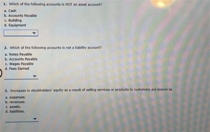Which of the following is not an asset account?