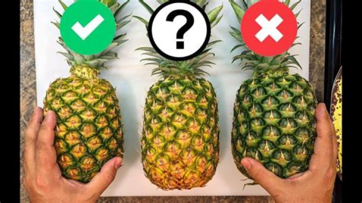 Which part of pineapple should not be eaten?