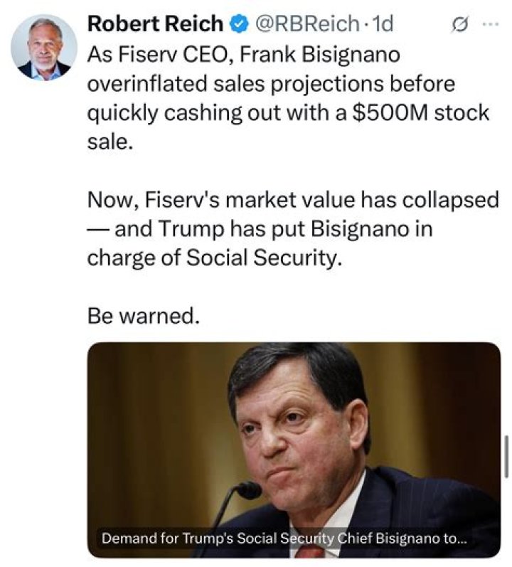 Who bought out Fiserv?