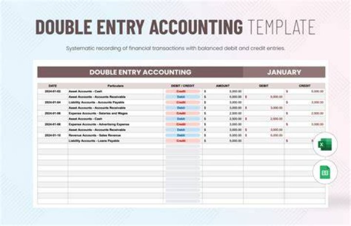 Who came up with double entry accounting?