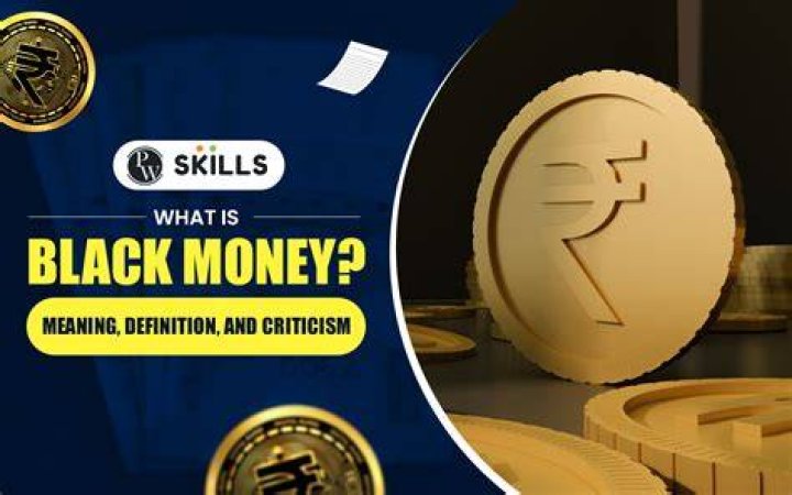 Who controls black money in economics?