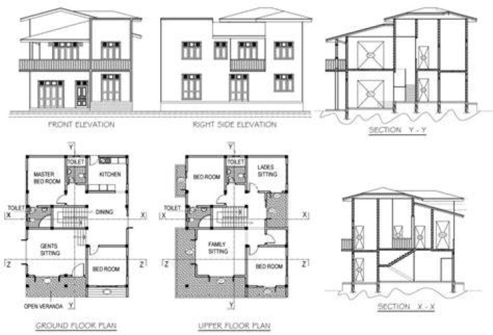 Who draws the plan of a building?
