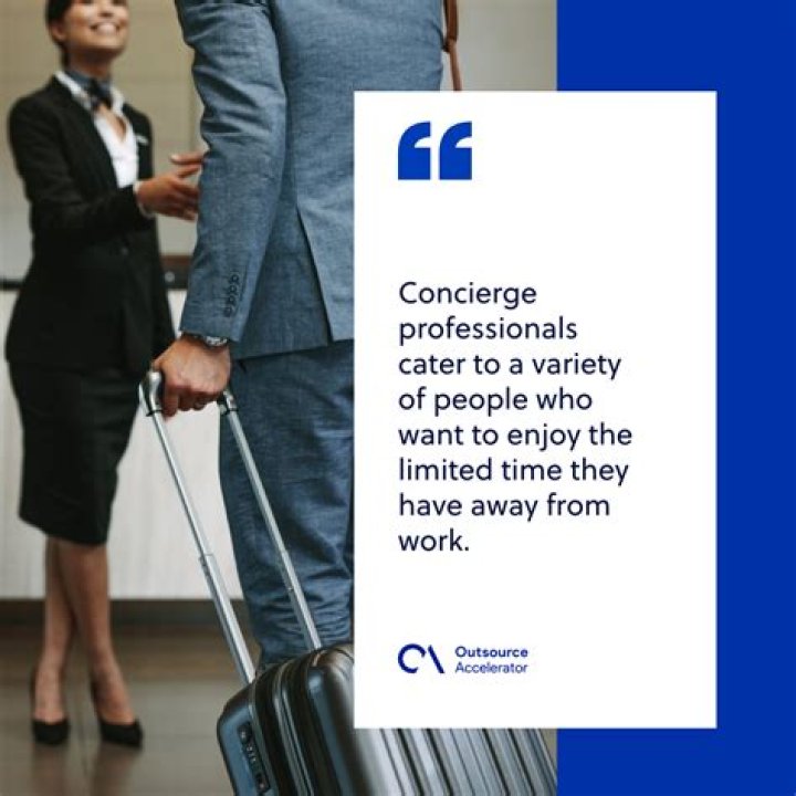 Who is a concierge and what does he do?