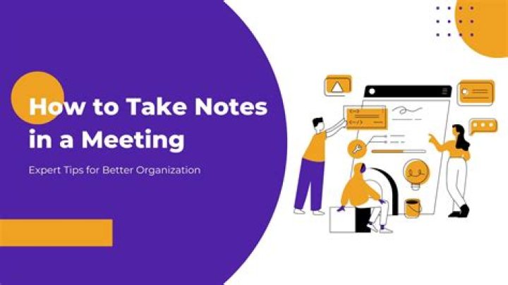 Who is responsible for taking notes during a meeting?