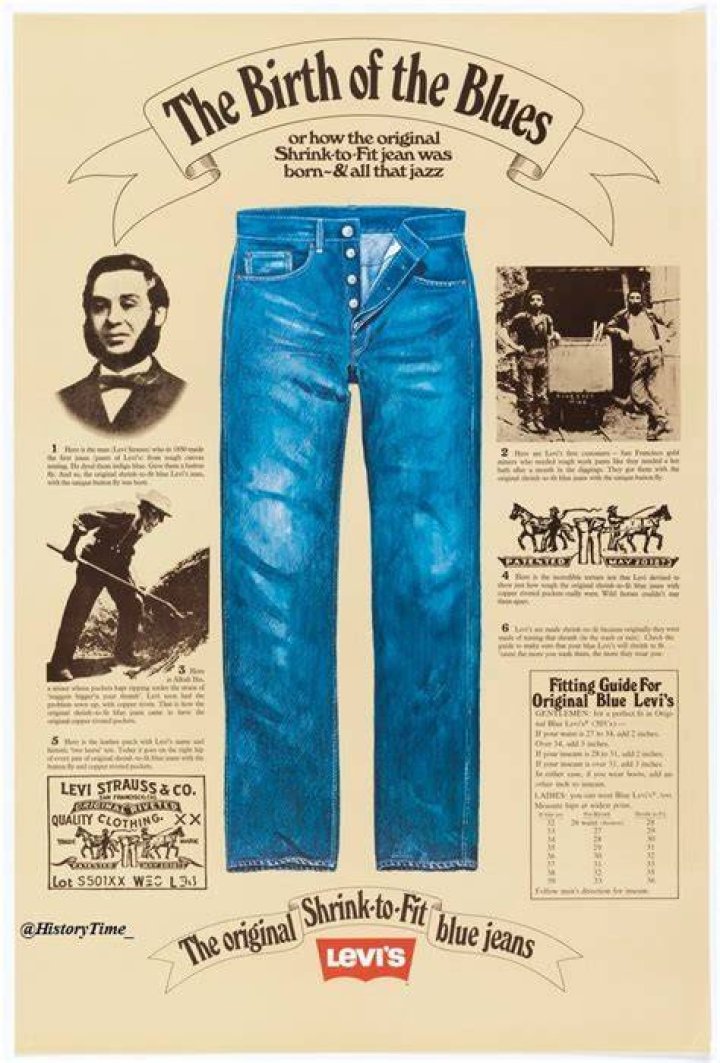 Who made the first pair of jeans?