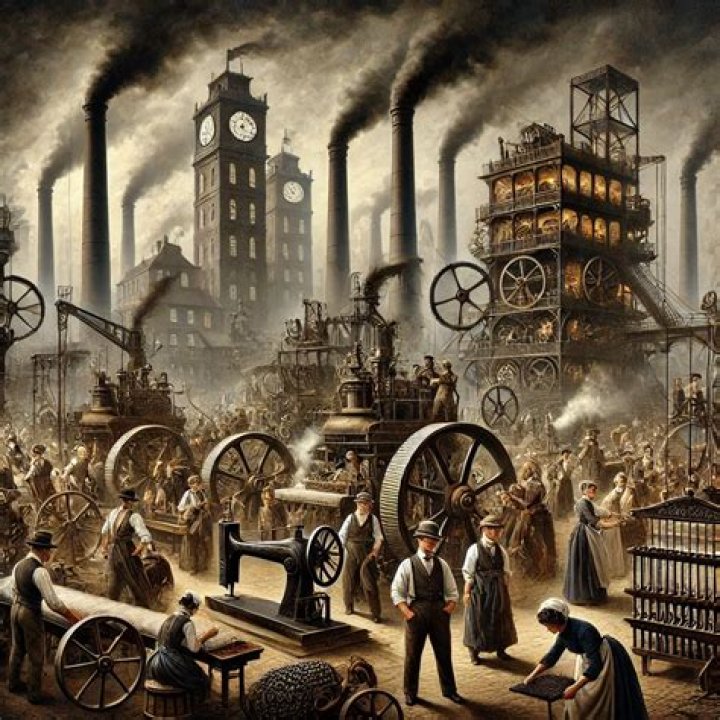 Why did Britain lead to the Industrial Revolution?