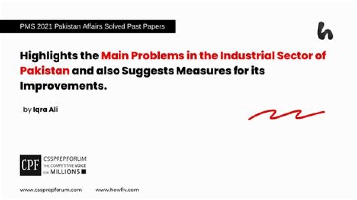 Why is Pakistan facing problems in industrialization?
