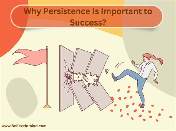 Why is persistence important in business?