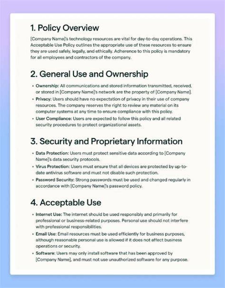 Why should a company have a written email policy?